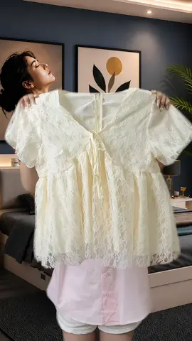 Áo Nữ Babydoll Phối Ren Cổ Tim Tay Phồng Dáng Ngắn Mùa Hè Tiểu Thư Công Chúa Dily...#aobabydoll #viralvideo #thoitrang #xuhuong 