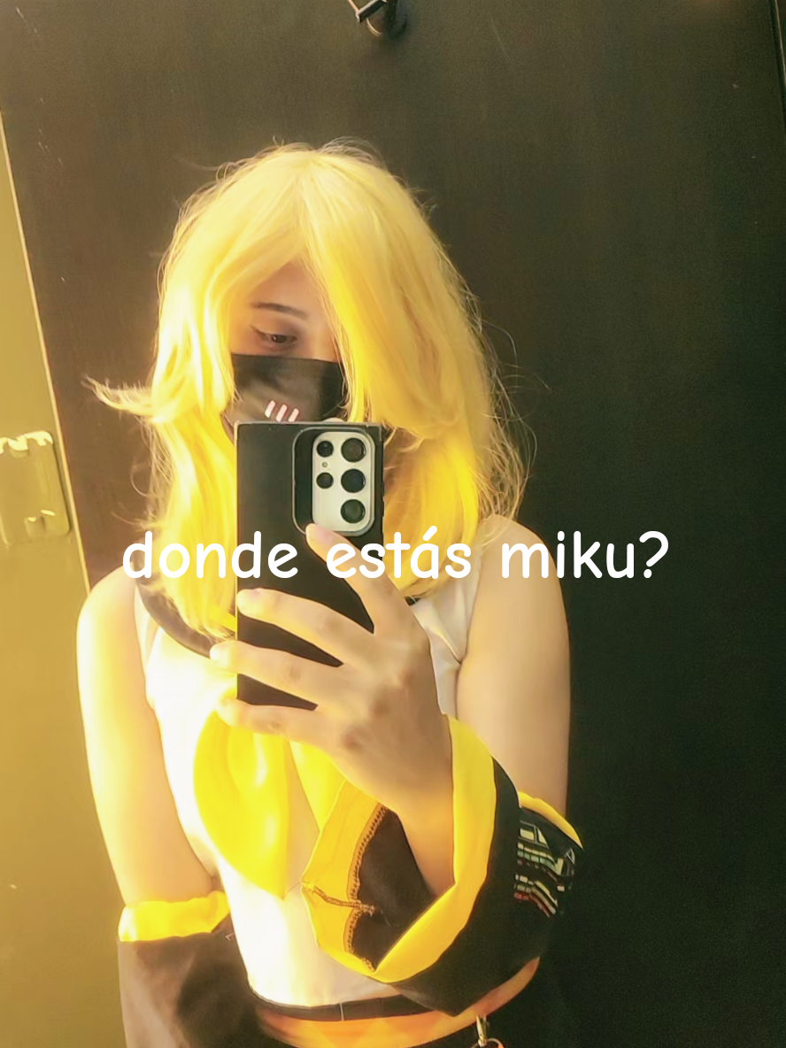 Un mundo donde una rin está sola, donde estás miku uu #rin #vocaloid #fem #lima #peru 
