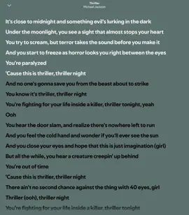 Thriller (Very Short Version) (Micheal Jackson) #spotify #fyp #viral 