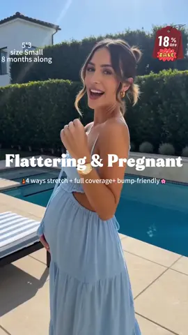 If you are pregnant, you need this💕#summervibes☀️ #tiktokshopmemorialday #summerwins #dress #pregnant 