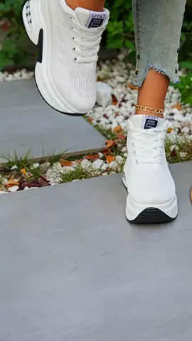 Women's Hidden Wedge Platform Sneakers, Thick Sole Breathable Woven Sports Shoes, Petite-Friendly, Ideal for Daily/commute, Perfect Gift #sneakers #lightweightshoes #noveltyshoes #bestnewshoes #womenfootwear #wedgesneakersforwomen #trendyfootwear #girlshoes #sneakershoes #wedgesneaker