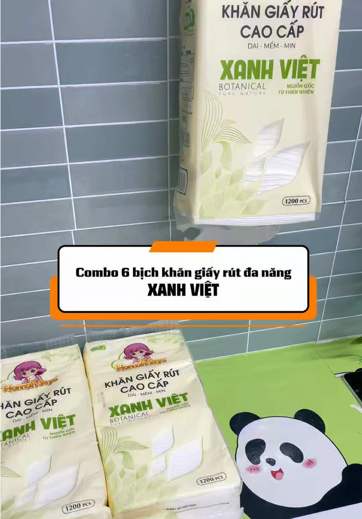 Khăn giấy Xanh Việt do Việt Nam sản xuất vừa chất lượng, an toàn mà giá thành lại hợp lý. Người Việt Nam ủng hộ hàng Việt Nam nha các bác ơi 👏🥰#khangiayrut #khangiayruttreotuong #khangiayxanhviet #khangiaydanang #xuhuong 
