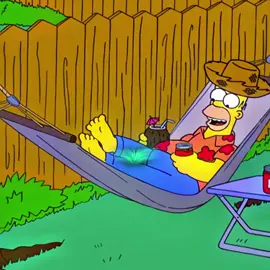 Homer y la parrilla.#simpsons 