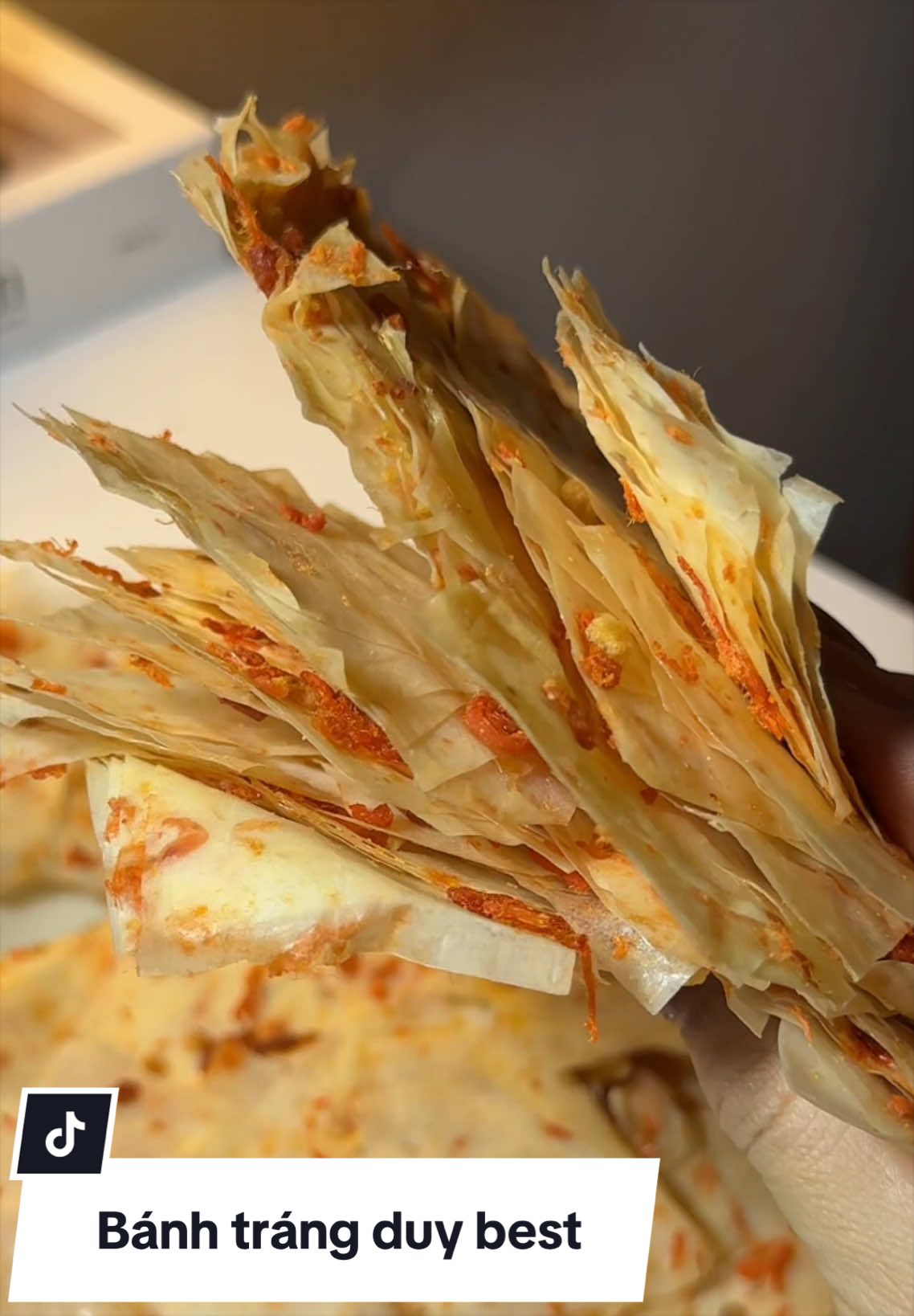 Bánh tráng bò tỏi chua cay Duy Best siêu ngon