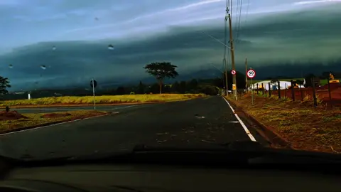 Supercélula de Alta Precipitação em Marília-SP/Timelapse #fyp #tempestade #mariliasp 