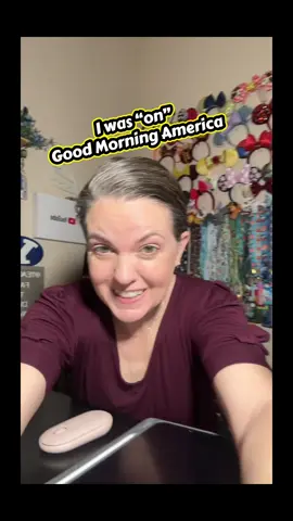 I was “on” @Good Morning America this morning - sort of.   Either way, it was fun and worth waking up early for. 