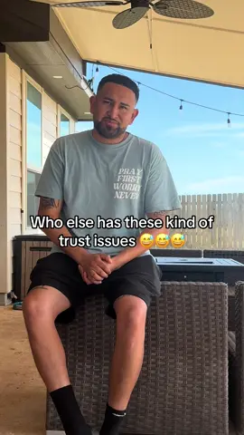 He’s thinking about creeping 😅😅 . . . #husbandwife #marriedlife #couplegoals #trustissues #fyp 