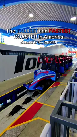 Riding the TALLEST and FASTEST Coaster in America🤯 #fyp #rollercoastertiktok #viral #trending #pov 