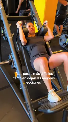 Las cosas más difíciles también dejan las mejores lecciones 😌 #gym #reflexion #parati 
