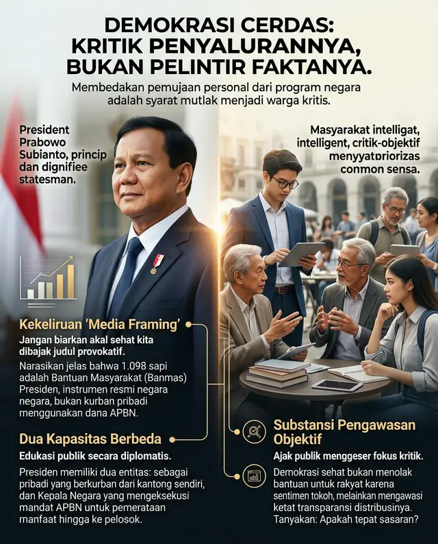 Ruang publik kita belakangan ini sangat mudah tersulut oleh judul berita. Ketika narasi 