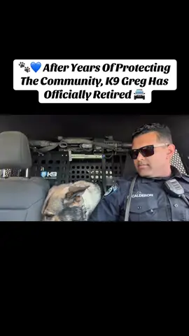 Do police K9s deserve special retirement benefits and recognition for their service? 👇 #K9Unit #PoliceK9 #Retirement #SanBrunoPolice #LawEnforcement 