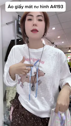 Áo giấy mát hình nơ A4193#thoitrang #xuhuongtiktok #xuhuong #aothungiaynu 