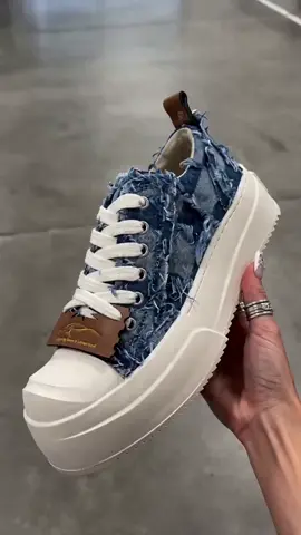 Obsessed with these denim sneakers 👟✨ Premium distressed fabric + SO comfy? YES. Shop yours today! #SneakerTok #FashionFind #ComfyChic #TikTokMadeMeBuyIt #Lightningspeed #sneakers #sneakerhead #sneakertok #kicks #shoes
