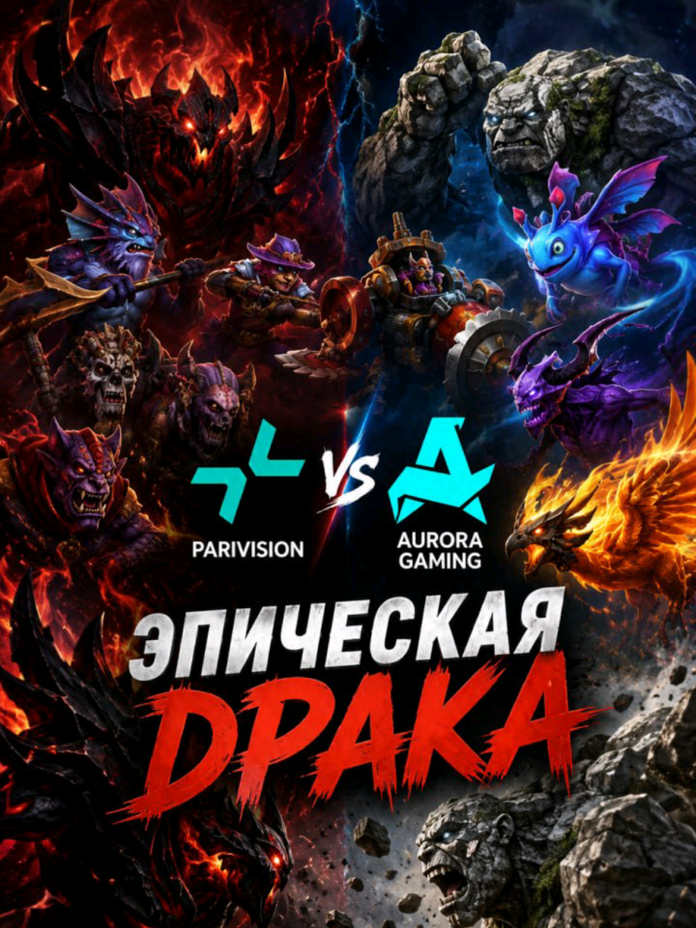 Невероятный лейт-гейм замес в исполнении PARIVISION против Aurora Gaming! #pasanbl #dota2 @AURORA @PARIVISION 