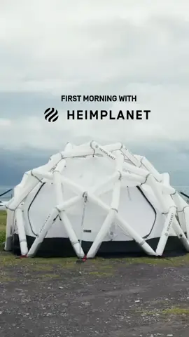 would you trust in a heimplanet tent? #outdoor #tent #wind #gorpcore #scifi 
