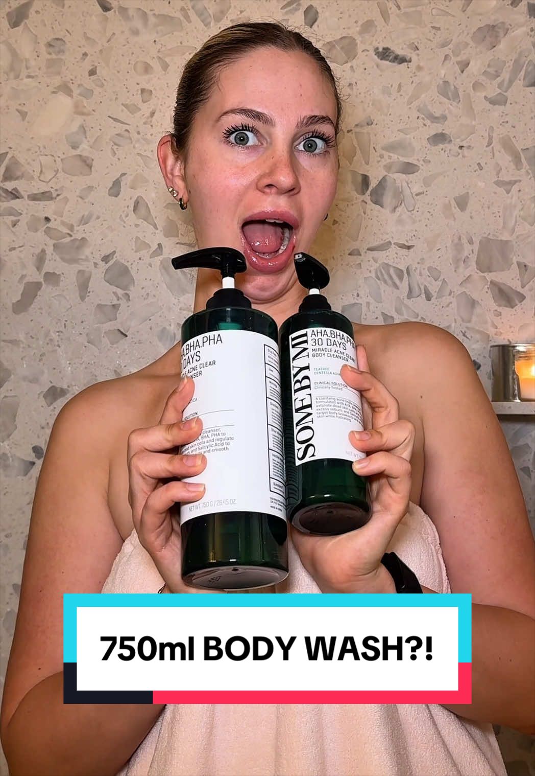 Your favorite body wash…. Now almost double the original size 😱 you guys are simply the best @SOME BY MI #somebymi #bodycare #bodywash #bodycleanser #bacne 