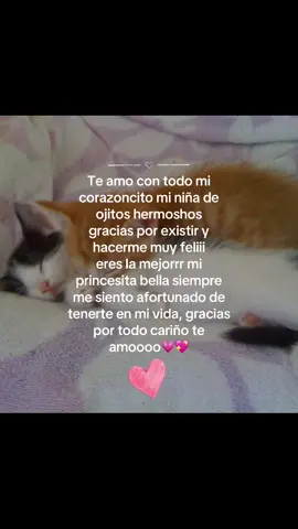 #paraminoviecita #miespositahermosha #miespositaeslamejor @⋆✩𐙚₊kiara˚⊹♡✩ sé que siempre te digo que te amo mucho y todas esas veces siempre quisiera poder darte el abrazo que te prometí desde el primer día, sé que siempre te esfuerzas por ser la mejor amorcito y aunque asi déjame decirte que para mí eres más que la mejor, mi corazoncito está muy agradecido porque siempre estés tú en mi vida, te amo ti amuuu ti aaaamuuuuuuuu 💗💖💗