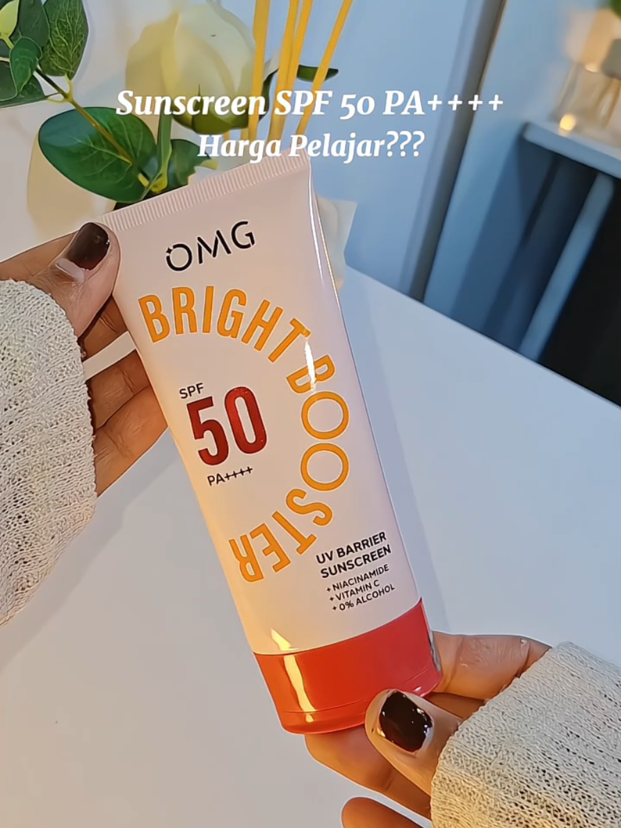 paket lengkap,udah mengandung niacinamade,vit C harganya juga kantong pelajar😍 #OMG #sunscreen #sunscreenomg 