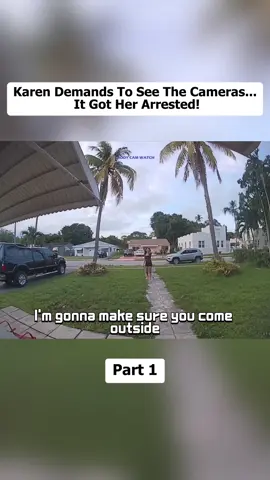 Karen Demands To See The Cameras... It Got Her Arrested!#cops #copsusa🚔🇺🇸 #policeofficer #bodycam