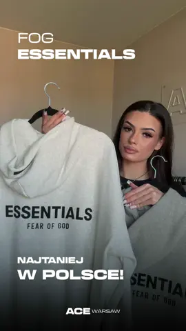 Wielka wyprzedaż FOG Essentials na www.ace-warsaw.pl właśnie trwa!  Gwarancja autentyczności i wysyłka w 24H.