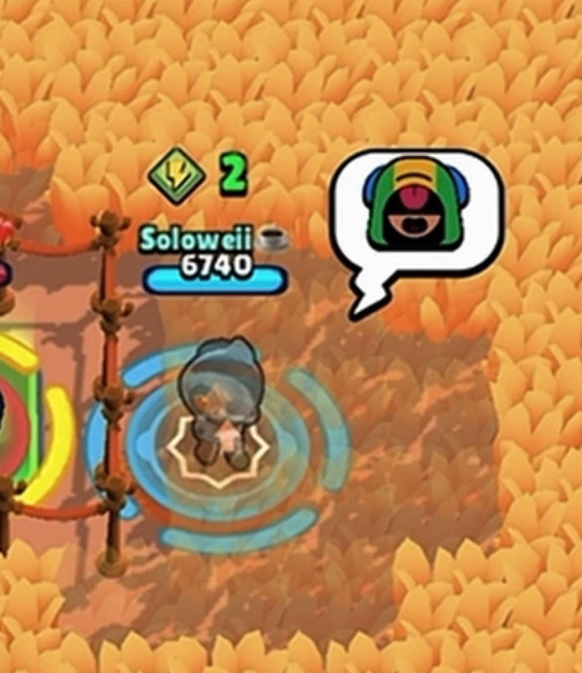 I hid as best I could #brawlstars #funnytiktok #brawlstarstiktok #leon  #fyp 