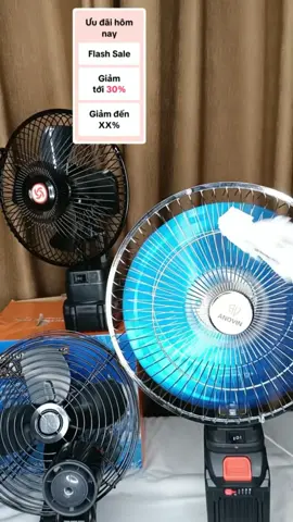 [ PHIÊN BẢN MỚI 2026 ] Thân Quạt Quay Tích Điện 12 inch Lồng Sắt - Cánh Sắt - 3 Cánh Chắc Chắn - 2 Chế Độ Gió - Có Túp Năng Quay - Sử Dụng Chân Pin Phổ Thông M21 Và Điện Trực Tiếp 220V - Bảo Hành 12 Tháng