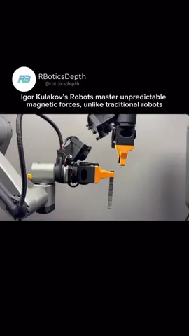 MicroFactory is shifting industrial automation away from rigid, pre-programmed systems toward adaptive, small-footprint hardware. Founded by Igor Kulakov, the company develops compact, transparent robotic workstations that utilize human-in-the-loop training. Instead of writing code, operators physically guide the robotic arms to establish baseline trajectories, which the system’s AI refines for high-throughput execution. This video demonstrates the system executing a precise micro-assembly task: aligning and bonding tiny neodymium magnets. The sequence requires 27 autonomous actions driven by 23 human-recorded paths and 4 distinct AI models working in parallel. Assembling magnetic components is notoriously difficult in traditional robotics. Standard industrial arms rely on static coordinate systems. They cannot natively compensate for the dynamic, non-linear inverse-square forces introduced by a magnetic field, which often snap parts out of alignment and ruin calibration. The significance of this demonstration lies in the robot’s ability to handle external, unpredictable stimuli. MicroFactory’s proprietary AI models analyze force feedback and visual data in real-time. This allows the dual arms to dynamically adapt their grip and trajectory to counteract the chaotic magnetic pull, rather than failing when encountering real-world physical resistance. Developing automation that adapts to dynamic environmental variables is a critical step toward fully autonomous, flexible manufacturing lines. #robotics #engineering #futuretech 