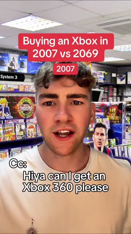 Buying an Xbox in 2007 vs 2069 😂 #comedy #skit #xbox #gaming #viral 