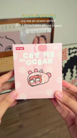 cry me an ocean phone charm lucu bangeettt‼️🪸🏝️ #popmart #crymeanocean #crybabyphonecharm #phonestrap 