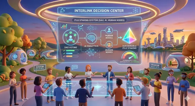 Komunitas memimpin keputusan staking ITLG melalui DAO. Didukung AI dan Human Nodes untuk ekosistem yang transparan. #InterLink #ITLG #ITL