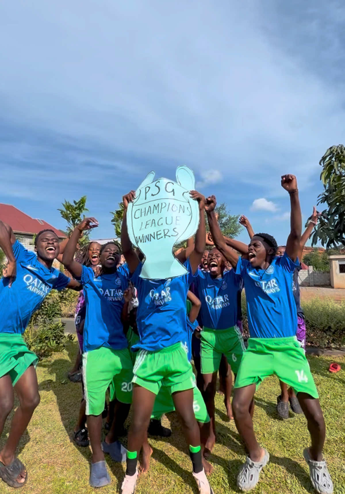 Congratulations @psg  The Champions of Europe! Super Proud Lets celebrate Together at Parc des Princes 🏟️🕺💙🤍  - #inspireghettokids #ghettokids #championsleague #PSG #makinglifebetterthroughdance 