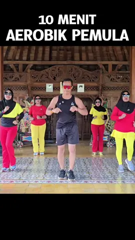 10 MENIT AEROBIK PEMULA #bakarkalori #bakarlemak #penurunanberatbadan #senambodyfit 
