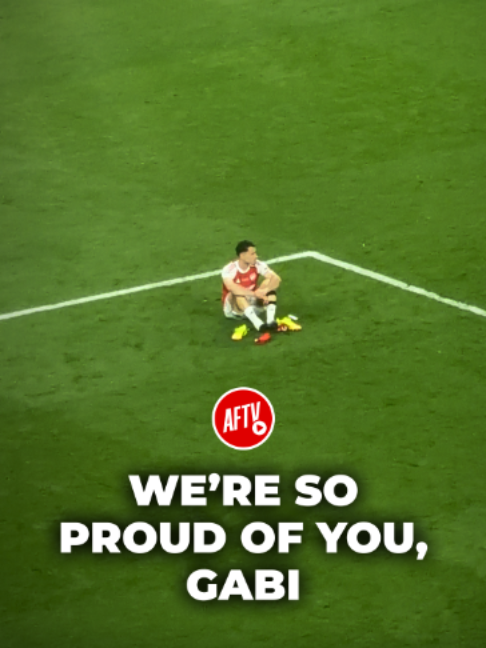 The man that’s been here from the start of it all. We’re so proud of you, Gabi ❤️ #AFTVBudapest #Arsenal #UCL#Sportsontiktok