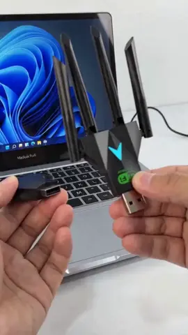 POV: Your laptop needs this WiFi upgrade 🔥 Dual band 5G + 2.4G, driver-free, 1300Mbps? YES. #WiFiHack #TechEssential #LaptopUpgrade #FYP