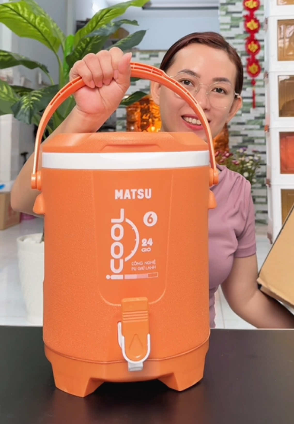 bình đá giữ nhiệt 6l #binhda #binhdagiunhiet #binhgiunhiet #nguoimenhi 