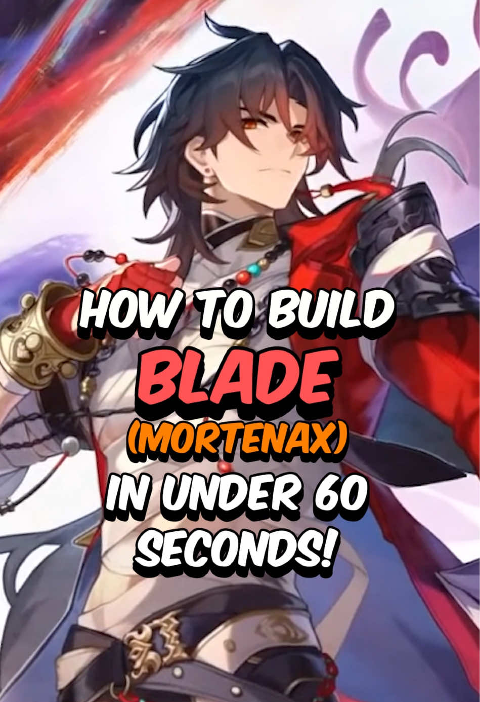 BEST MORTENAX BLADE BUILD - How to Build Mortenax Blade in 60 Seconds #HonkaiStarRail #starrail #blade #fyp 