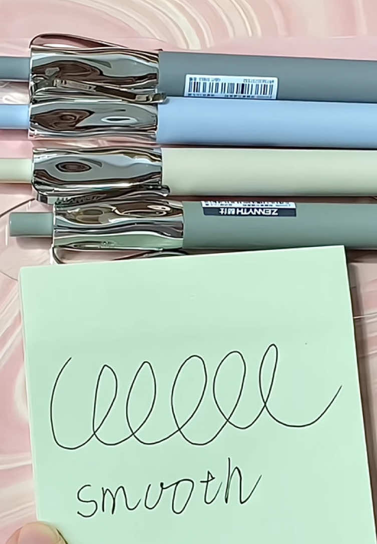 Healing Morandi Black Gel Pen.🤗#pentok #pen #unboxingvideo #fyp #satisfying 