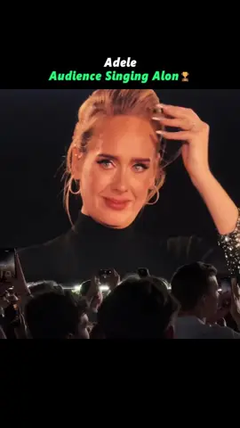 When the entire crowd knows every word... 🥹❤️ #Adele #CrowdSingAlong #ConcertMoments #LivePerformance #MusicTok     