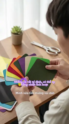 Miếng vá vải tự dính, vá khủy, gối vải twill, băng cắt linh hoạt, lớp dán mặt sau, phù hợp áo sơ mi, áo khoác, quần #tamyclothing #yenteeshop #makeupmat #benfashionkids #maichiclothing
