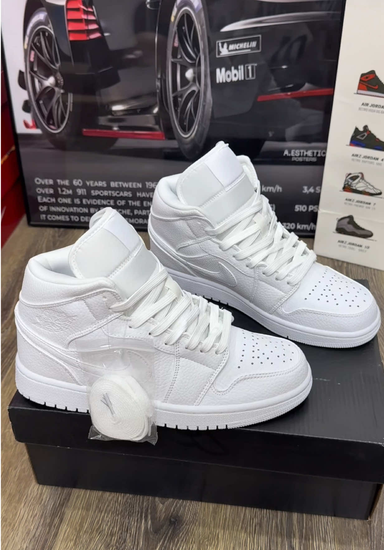 Cổ cao trắng tinh khách mua quá nhiều 🔥🔥 Lên sóng video mới lun nháaa #SneakerHot #giàyhot2026 #shopgiàyhànội #jd1high #GiaySneaker 