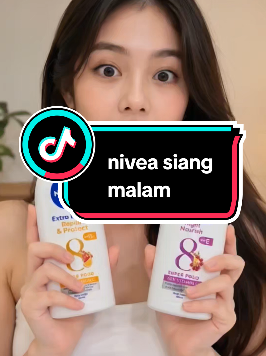 Membalas @vina19973  Nyesel banget baru tahu body lotion ternyata ada yang khusus siang dan malam! 😍✨ Sekali coba, kulit terasa lebih lembap dan tampak lebih cerah terawat. 🌞🌙 @NIVEA Official Store #BodyLotionKulitKusam #BodyLotionMencerahkan #NiveaBodyLotion #NiveaExtraBrightRepairProtect #niveanightnourish @nivea_id 