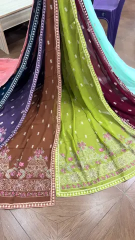 kaaf brand premium clothes bamber dupatta premium kadai multiple colour at super wholesale rate restock for you kaaf brand gt road 03006496004 #premiumcoltes #kaafbrand #kaafbrandwholeseller #loan #bamberdupatta 