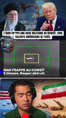 🚨 Irán Bombardea Base Militar de EEUU en Kuwait en Venganza #Trump#fyp #usa🇺🇸 #news #EEUU