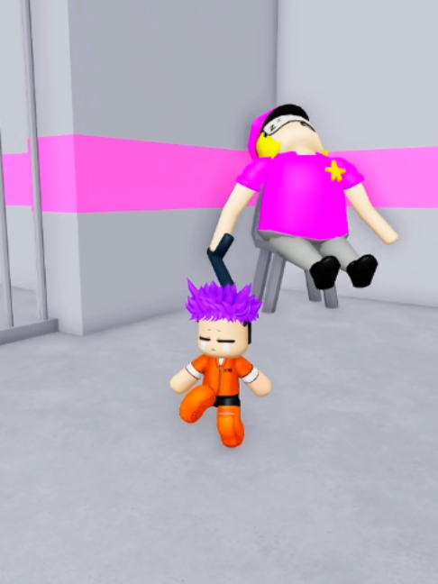 roblox POLICE GIRL PRISON RUN! (Obby)#roblox #fyp #robloxfyp #obby #robloxobby #robloxgames