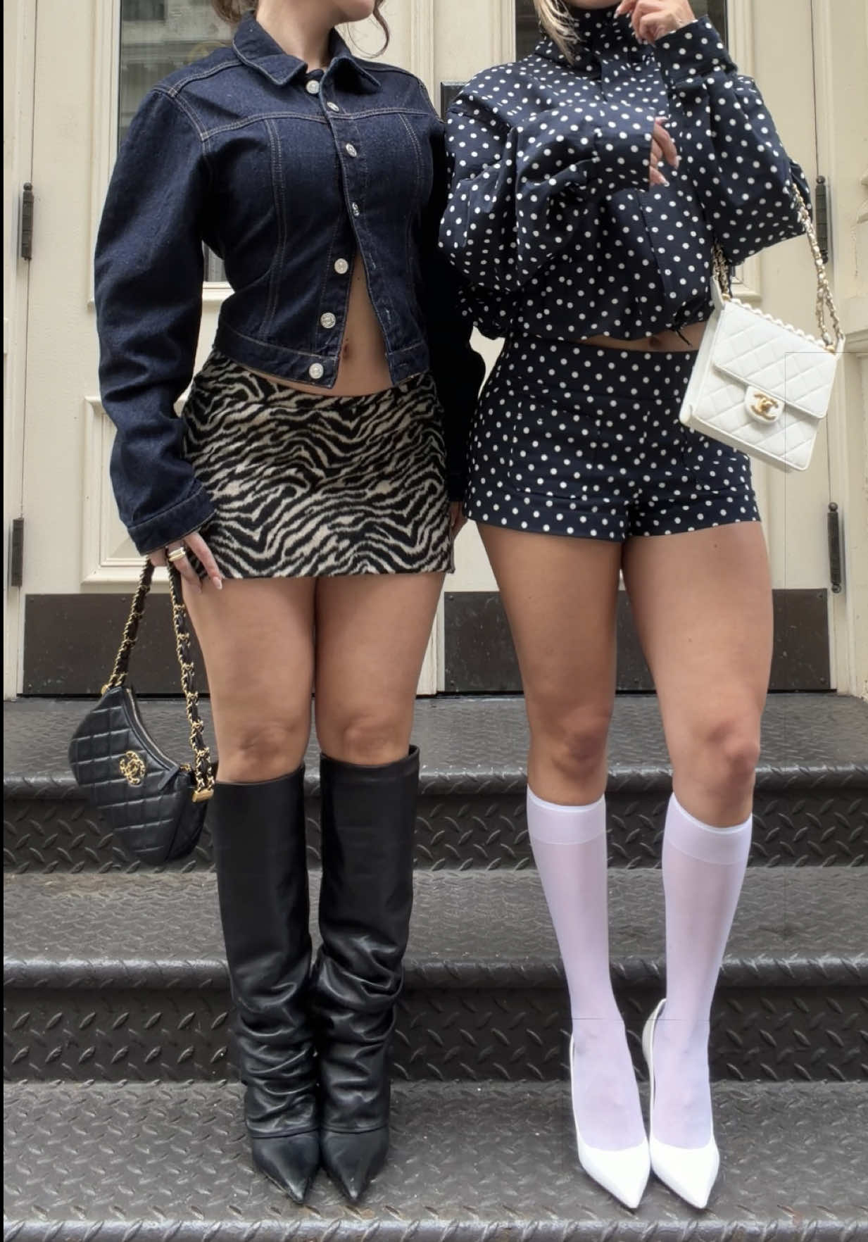 If our outfits had aux privileges #outfitinspo #styleinspo #zebraprint #polkadot #nycstyle 