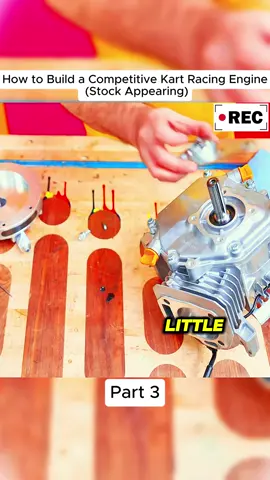 How to Build a Competitive Kart Racing Engine (Stock Appearing) #DIY #engine #build #predator #fyp 