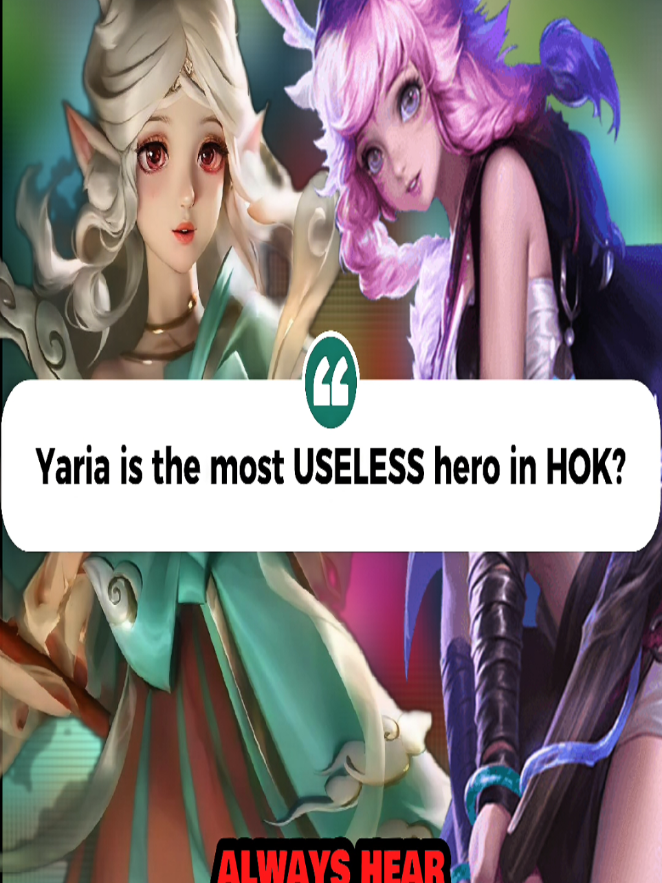 is YARIA totally Useless Support HERO in HOK?? #HoK #hokph #hokstudio #HonorofKings #hokglobal 