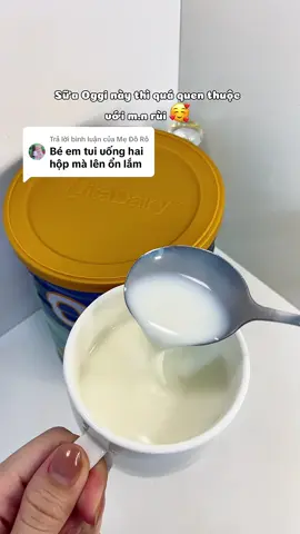 Trả lời @Mẹ Đô Rô ai ăn uống hấp thu kém thì nên thử sữa Oggi này nha #oggi #vitadairy #suachonguoigay #suabot #xuhuong 
