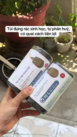Túi đựng rác sinh học, tự phân huỷ, có quai xách tiện lợi #tuidungrac #inochi #tuidungraccoquaixach #xuhuong 