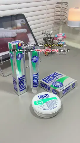 EUCRYL combo tr.ắng răng thơm miệng …. #eucryl #combo #trangrangthommieng #viral 